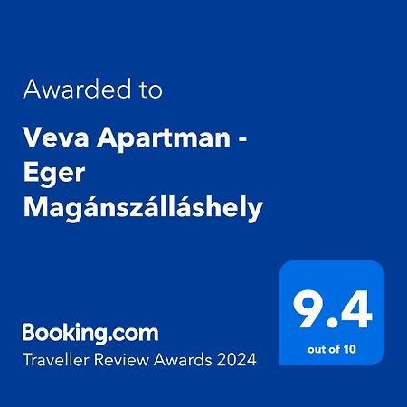 Veva Apartman - Eger Maganszallashely 外观 照片